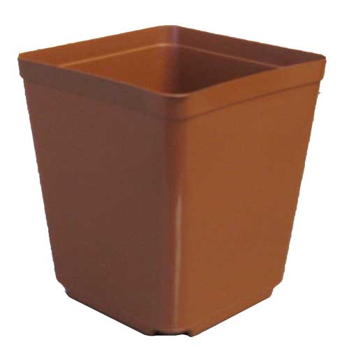plant pots square plastic Elfe Plastik - McConkey Grower Products